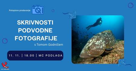 Podvodni prizor, vabilo, Vir: MC Podlaga