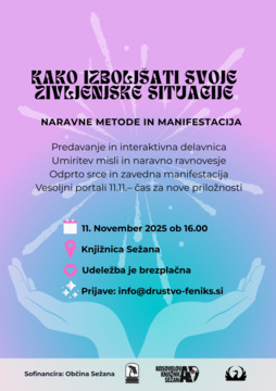 Plakat dogodka (Društvo feniks), Vir: Kosovelova knjižnica Sežana 