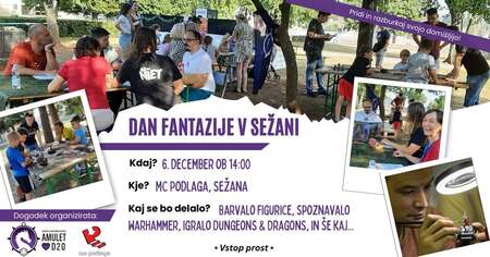 Dan fantazije, napovednik, Vir: MC Podlaga