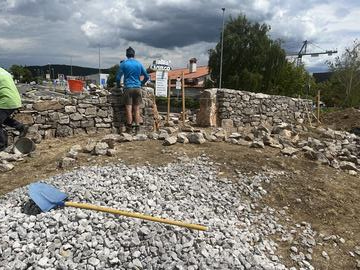 Ureditev krožišča pri Lekarni Ruj, Vir: Arhiv Občine Sežana