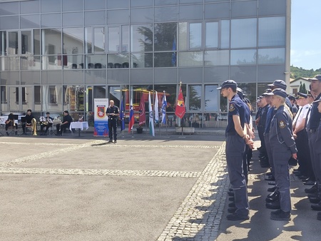 Prevzem gasilskih vozil; Vir: Občina Sežana