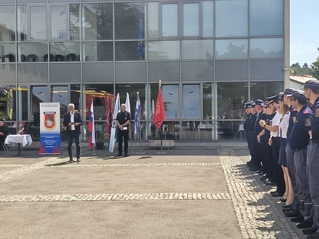 Prevzem gasilskih vozil; Vir: Občina Sežana