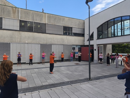 Vadba "1000 gibov"; Vir: Občina Sežana