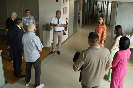 Obisk predstavnikov Občine Veliko Gradište v Sežani; Foto: Sara Bratuž